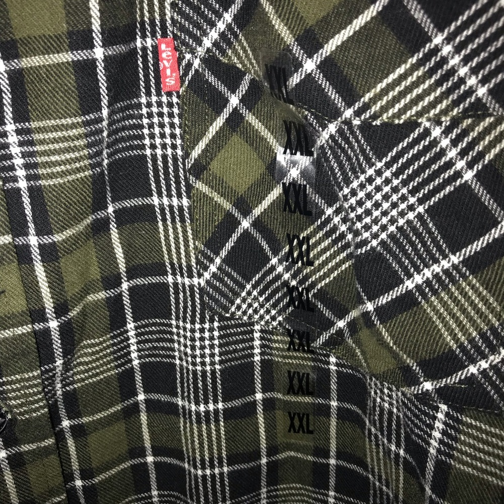 Levis cactus green flannel - Picture 3 of 3